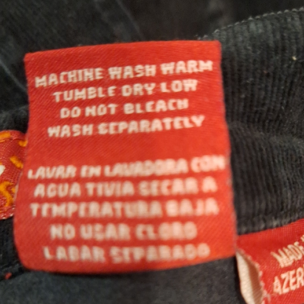 Black Corduroy Pants - Picture 5 of 5